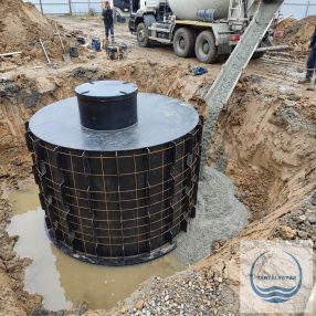   1. <> 3 m3-es állóhenger, TATA-CS PE. műanyag szennyvíztartály talajvizes területre