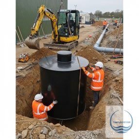   3.4.<> 3 m3-es PE. PLUS  mûanyag szennyvíz tartály, lépésálló tetõvel