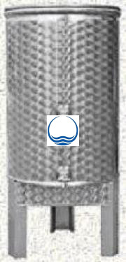 28.<> 230/243 L, álló bortartály, pálinkatartály, 2 csap;