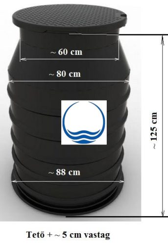 2.3 - DN 800 S szennyvíz átemelõ akna szivattyúval
