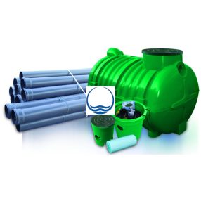   3.0 <> UNITANK-3 szennyvíz tisztító rendszer, ~ 3 m3 / 3-6 LE;